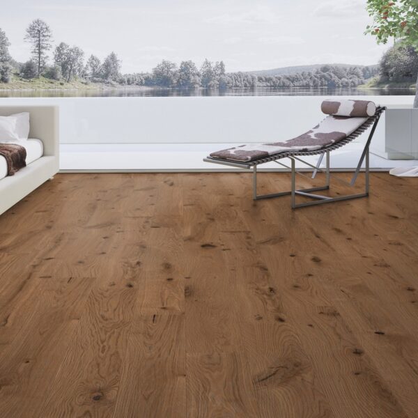 Weitzer Diele 1800 Eiche  Amber wild stark gebürstet gefast ProVital finish 69325 – Bild 4
