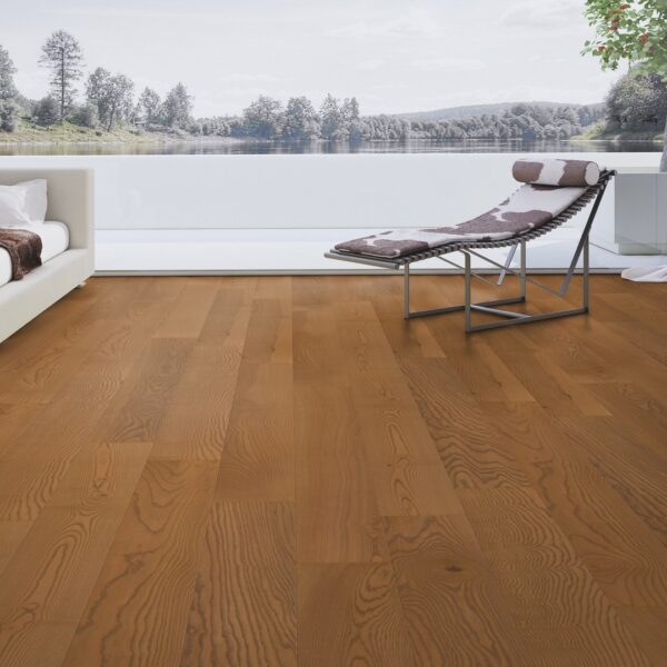 Weitzer Diele 1800 Esche  Amber lebhaft bunt gebürstet gefast ProVital finish 69343 – Bild 4