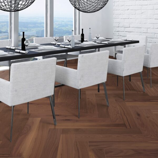 Weitzer Stab 750 Nussbaum gedämpft  lebhaft bunt  gefast ProVital finish 69736 – Bild 2