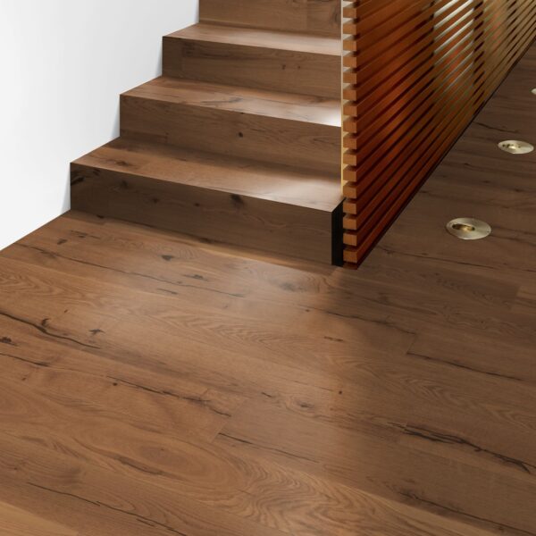 Weitzer Diele 1800 Eiche  Amber wild bunt gebürstet gefast ProActive+ 73192 – Bild 5