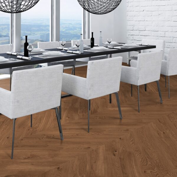 Weitzer Diele 1000 Eiche  Amber lebhaft gebürstet gefast ProVital finish 77640 – Bild 2