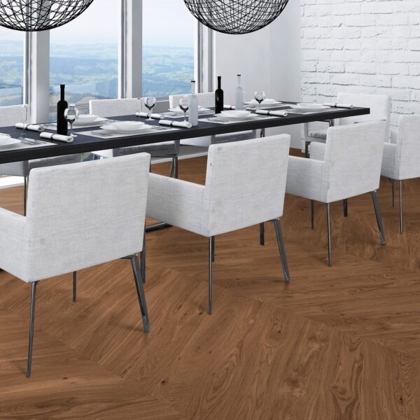 Weitzer Diele 1000 Eiche  Amber lebhaft gebürstet gefast ProVital finish 77641 – Bild 2
