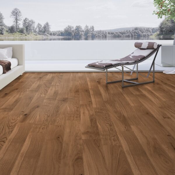 Weitzer Diele 1400 Eiche  Amber lebhaft gebürstet gefast ProVital finish 77783 – Bild 4